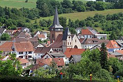 Skyline of Wallhalben