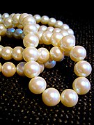 Pearl, one of three June birthstones