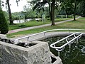 Kneipp-watertrappelbekken in het zuidoosten van het Kurpark