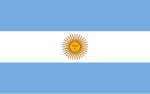 Flagge Argentiniens