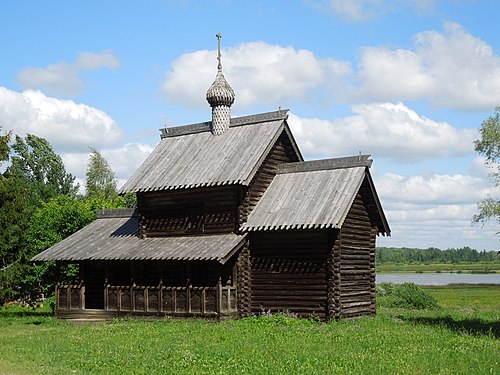 434. Церковь Успения Пресвятой Богородицы из д. Никулино, Великий Новгород. Автор — Aniacra