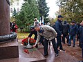 ДПФ: возложение цветов к памятнику Петру Великому (Измайлово, 20.10.2020)