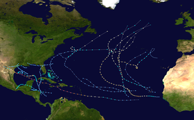 imagem ilustrativa de artigo Temporada de furacões no oceano Atlântico de 1980