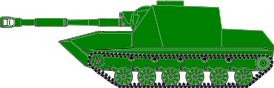 Предполагаемый вид 122-мм самоходной гаубицы 2С2 или «Фиалка» на шестикатковом варианте шасси.