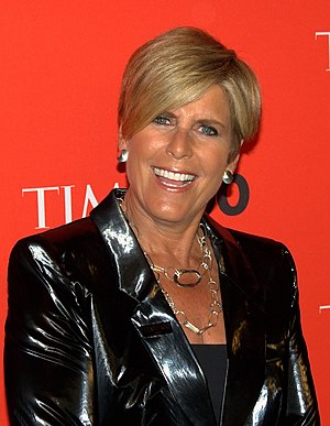 Writer and TV finance expert Suze Orman at the...