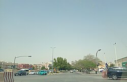 Hara (left) being separated by Prince Faisal bin Turki bin Abdulaziz Street from Al Murabba (right)