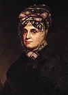 Portrait painting of Anna Harrison