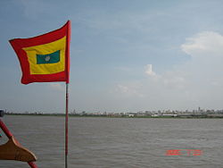 Veduta di Barranquilla dal fiume Magdalena