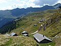 Blick in Richtig Bärgstation vo der Seilbahn