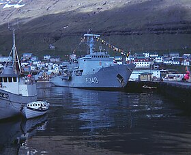 Beskytteren i Klaksvik på Færøerne i 1979.