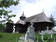 Wooden church in Telec village