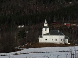 De kerk van Åraksbø en Sandnes