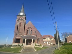 L'église et la mairie-école