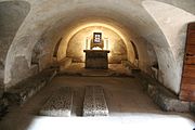 La cripta di santa Leocadia nella Camera Santa di Oviedo