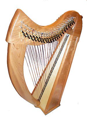 Stoney End Brittany Double-Strung Lap Harp in ...