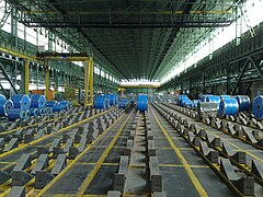 Mobarakeh鋼鐵（英語：Mobarakeh Steel Company）的工廠