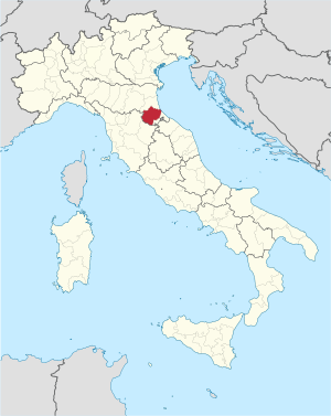 Cherta de la provinzia de Forlì-Cesena