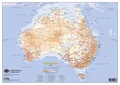 Карта основних транспортних магістралей Австралії