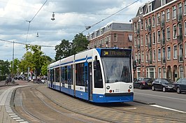 Lijn 3 in de Van Hallstraat, in verband met renovatie aan de Bullebak-brug vanaf 2020