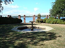 The Garden of Remembrance, one of the campus "Seven Wonders" and a popular spot for weddings as well as for students to study. Garden of remembrance.jpg