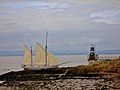Irene sailing past Portishead Point.