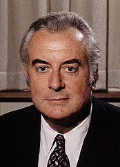 Gough Whitlam of the Labor party, that party's longest-serving parliamentary leader Gough Whitlam 1972 (cropped).jpg