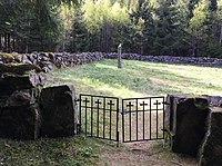 Grinden vid Kareby kolerakyrkogård.