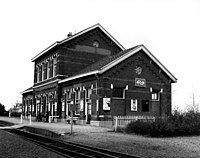 Het station op 18 november 1970