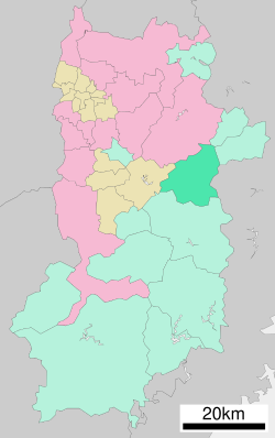 东吉野村位置图