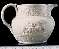 Jug in Staffordshire stoneware, before 1806