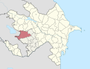 Kalbajar in Azerbaijan (semi-secession).svg