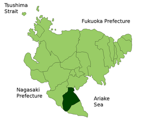 Poziția localității Kashima, Saga