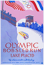 Lake Placid Olympic bobsled run, WPA poster, ca. 1937.jpg