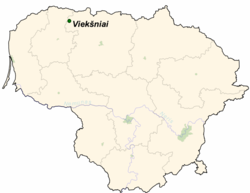 litevsky Viekšniai na mapě