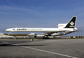 L'avion en cause en roulage à l'Aéroport Charles-de-Gaulle le 17 aout 1980.