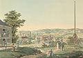 Pohled na Teplice roku 1798