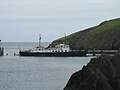 Die Oldenburg am Pier von Lundy