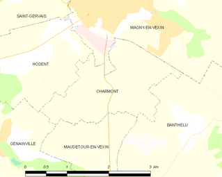 Carte de la commune.