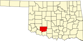 Localisation de Comté de Comanche(Comanche County)