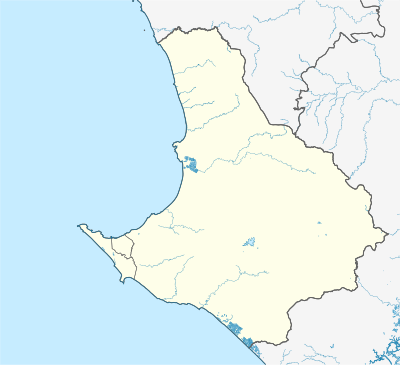 Mapa de localización de Santa Elena