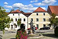 Ehemaliger Brauerei-Gasthof zum Rößl, heute Gasthaus Zur Post, Sitz des Postamtes 1852–1900