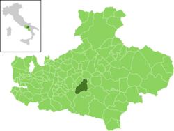 Lokasi Montemarano di Provinsi Avellino