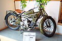 Eine „Moto Guzzi Normale“, das erste Serienmotorrad des italienischen Herstellers, im Werksmuseum