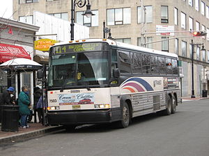 NJ Transit MCI 102DW3SS #7503 boards customers...