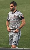 Nemanja Nikolic playing for the Chicago Fire in May 2018