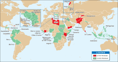 Worldwide Activities OTI Countries Map 2012.gif