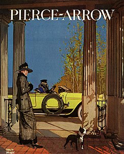 Pubblicità della Pierce-Arrow, nel magazine Life, 1919