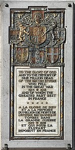 Monument aux morts britanniques de 14-18
