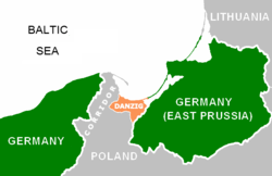 The Polish Corridor and the Free City of Danzig Polish Corridor.PNG