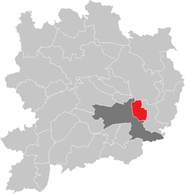 Poloha obce Rohrendorf bei Krems v okrese Krems-vidiek (klikacia mapa)